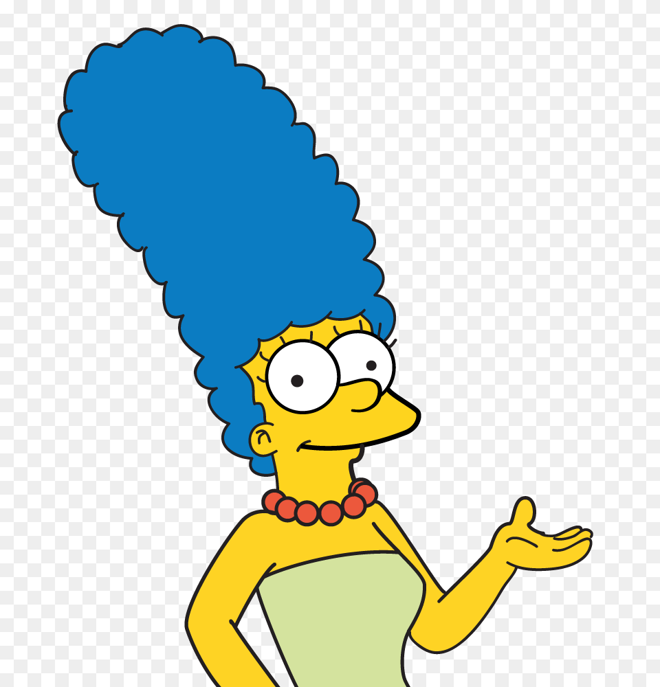 Marge Simpson, Cartoon, Baby, Person, Cleaning Png Image