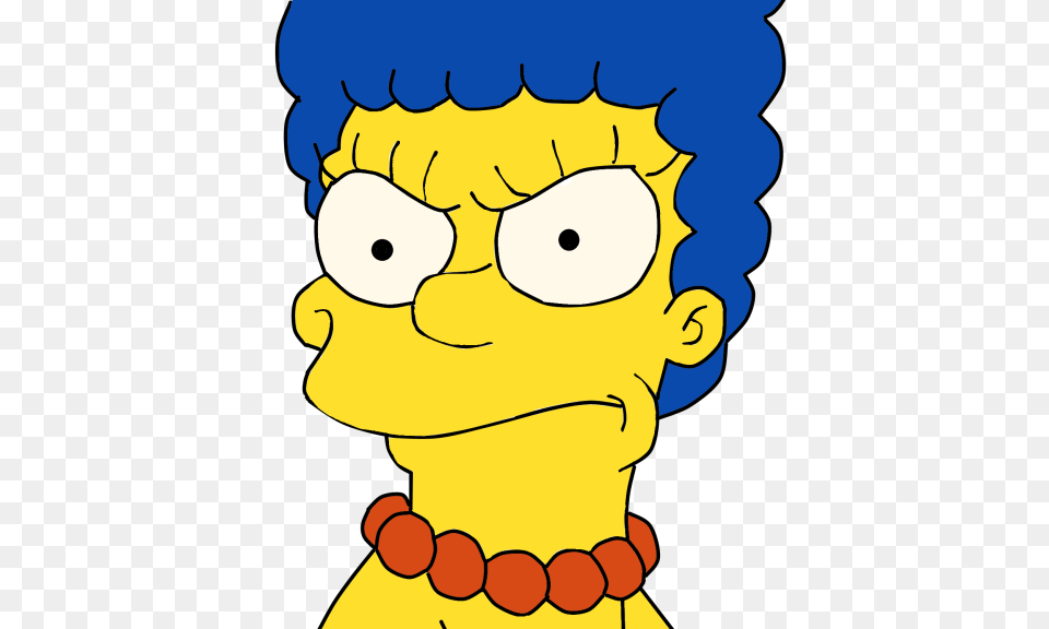 Marge Simpson, Cartoon, Head, Person, Face Png Image