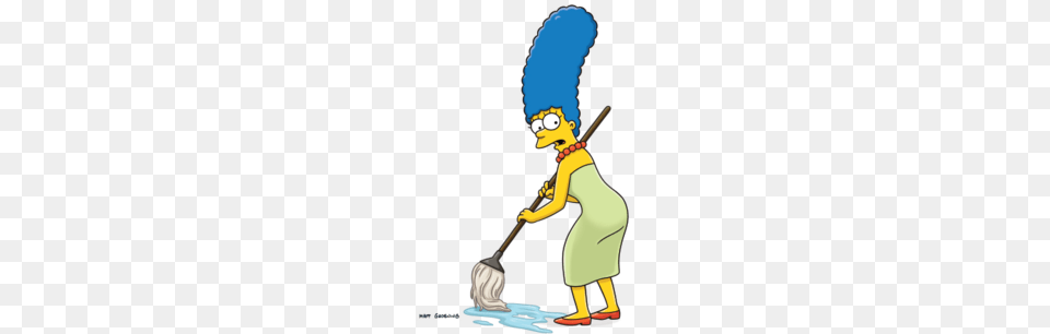 Marge Simpson, Cleaning, Person, Face, Head Free Png