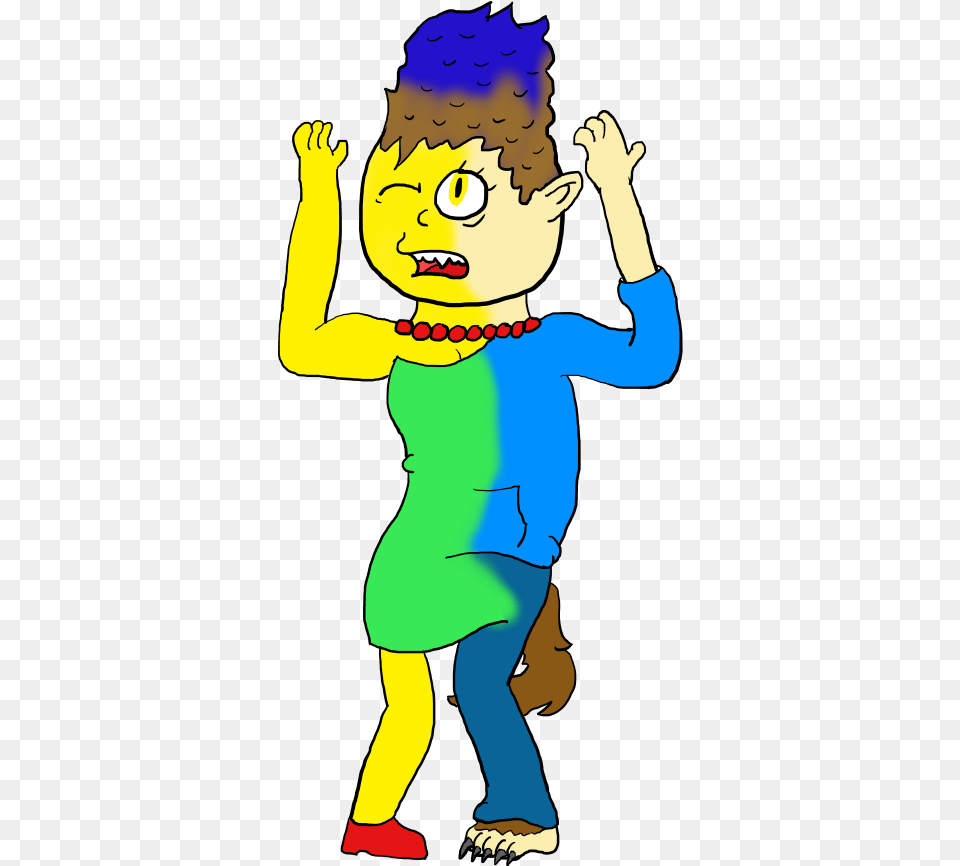 Marge Simpson Tf Curse By Htfman114 Cursed Marge Simpson, Baby, Person, Face, Head Free Png Download