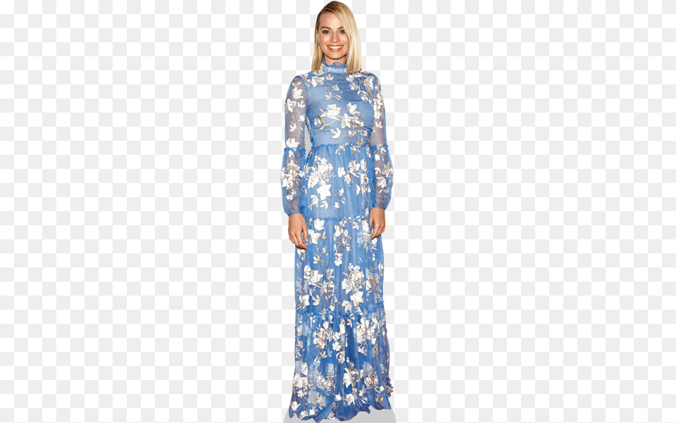 Margot Robbie Dress, Adult, Sleeve, Person, Long Sleeve Free Transparent Png