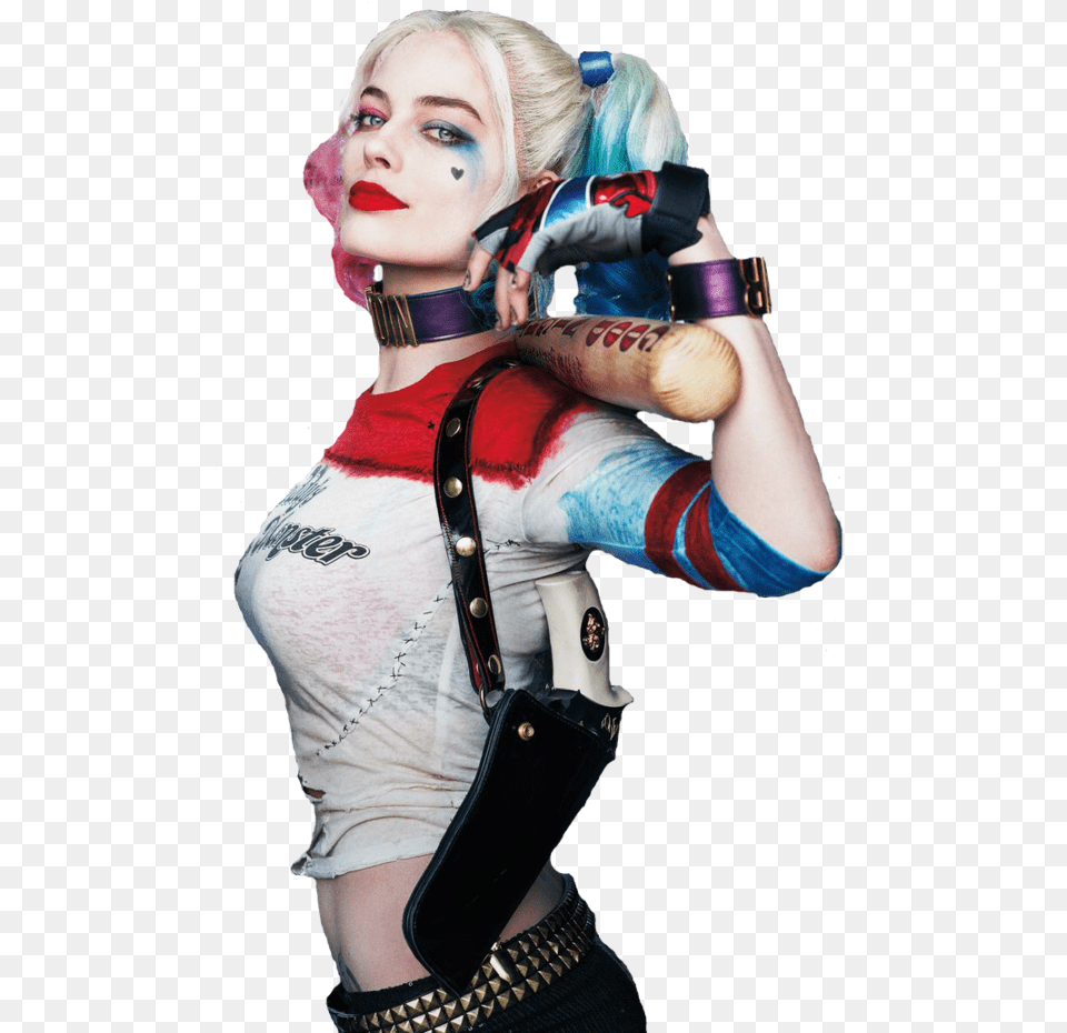 Margot Robbie Harley Quinn Joker Amanda Waller Deadshot Harley Quinn Suicide Squad, Adult, Clothing, Costume, Female Png Image
