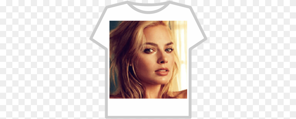Margot Robbie Roblox T Shirt Roblox Marshmello, Adult, T-shirt, Person, Head Free Transparent Png