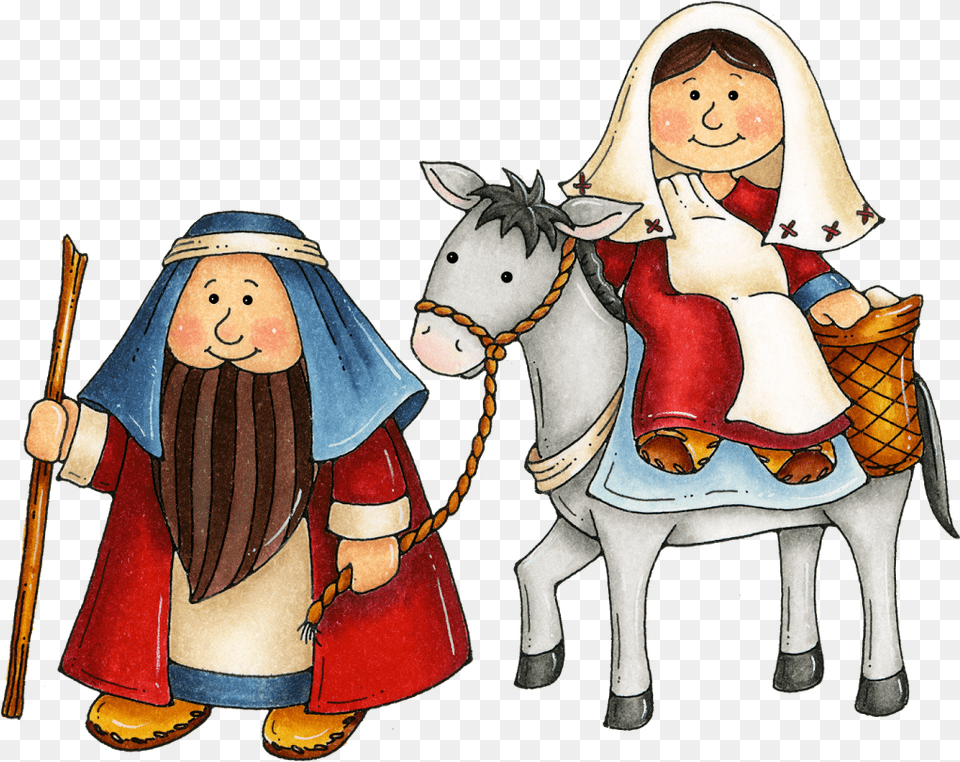 Maria Y Jose Christmas Manger Nativity Jesus Background, Fashion, Person, Face, Head Free Transparent Png