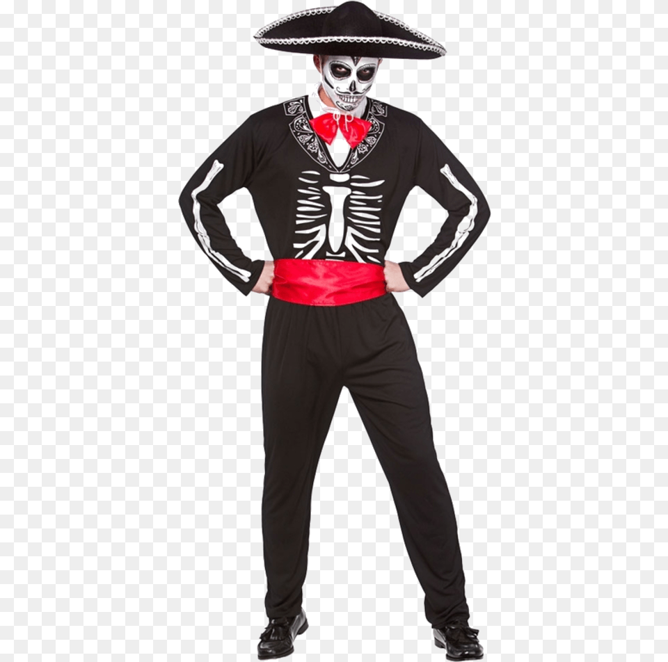 Mariachi Day Of The Dead Costume, Clothing, Sleeve, Long Sleeve, Person Png