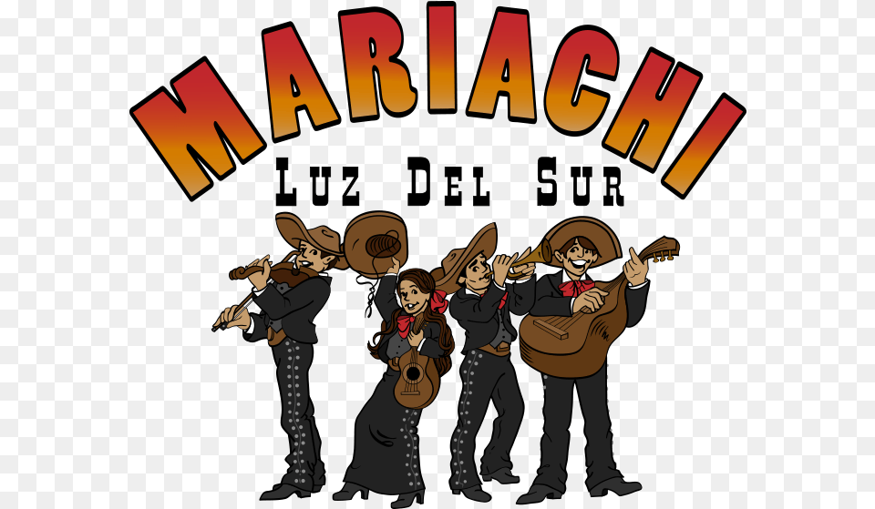 Mariachi Luz Del Sur Cartoon, Book, Comics, Publication, Person Free Png