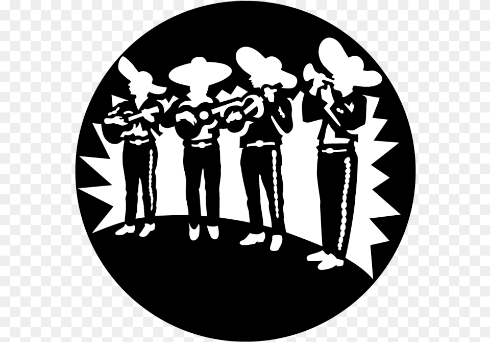 Mariachi Silhouette, Person, People, Musical Instrument, Performer Free Png Download