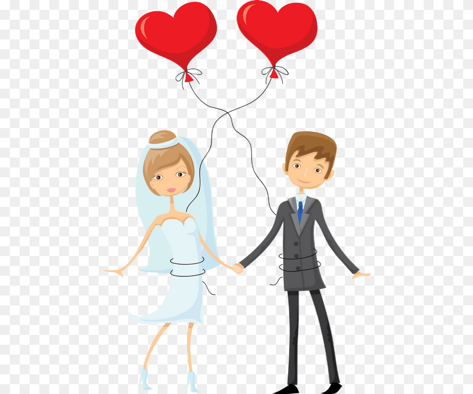 Mariage Maris Dessin Couple Gelin Damat Figrleri Vektrel, Balloon, Person, Boy, Child Free Png