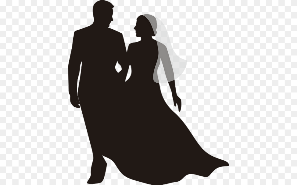 Mariage Silhouette Maris Couple Love Marriage Percentage In India, Clothing, Dress, Formal Wear, Fashion Png