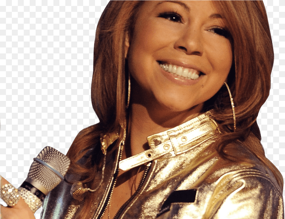 Mariah Carey Artist Grammy Com Mariah Carey Brit Awards, Woman, Person, Microphone, Jacket Free Png Download