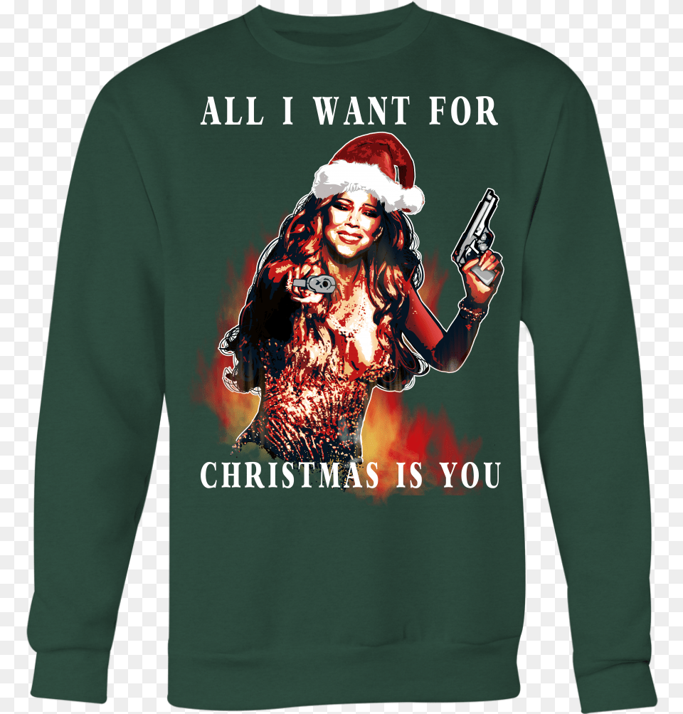 Mariah Carey Transparent Image Mariah Carey Christmas T Shirt, Adult, Sweatshirt, Sweater, Sleeve Free Png