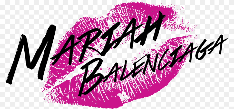 Mariah Paris Balenciaga Kiss For You, Purple Free Png