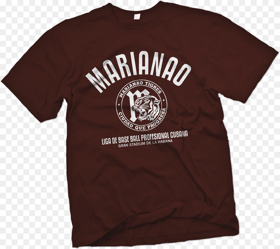 Marianao Tigres Island Stars T Shirt Man Overboard Heart Attack, Clothing, Maroon, T-shirt Png