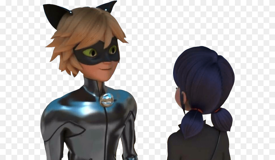 Marichat Miraculous Marinette Catnoir Chatnoir Cartoon, Adult, Person, Female, Woman Png