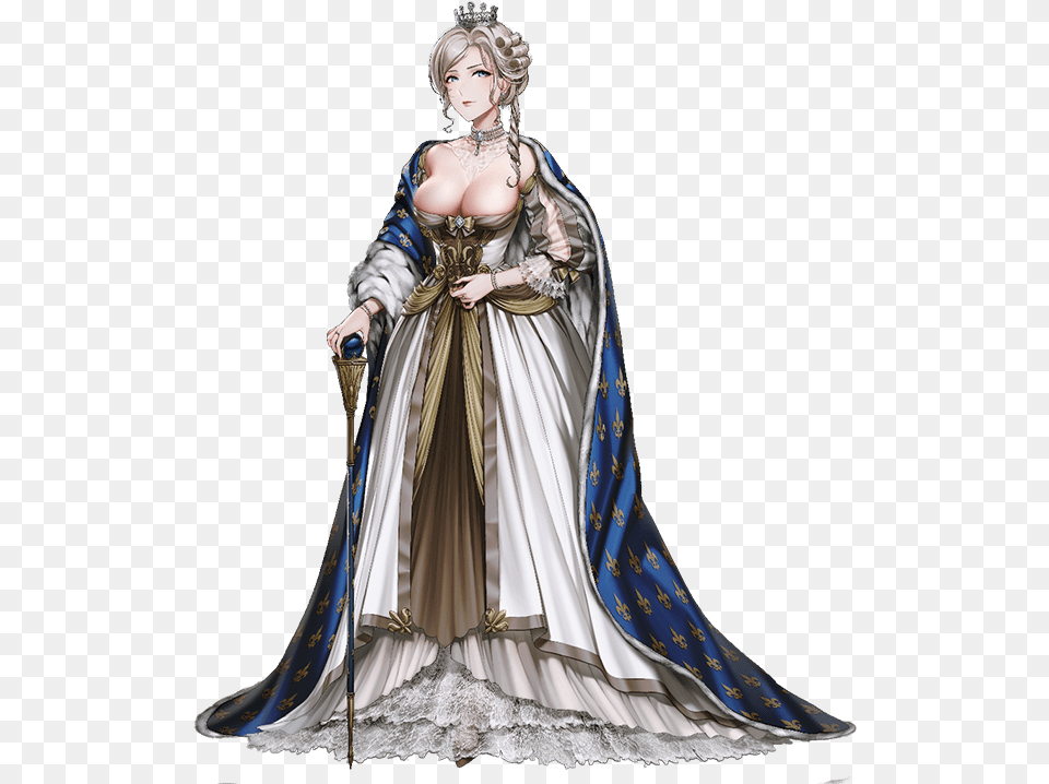 Marie Antoinette Drawn By Quuni Character, Formal Wear, Clothing, Dress, Fashion Free Transparent Png
