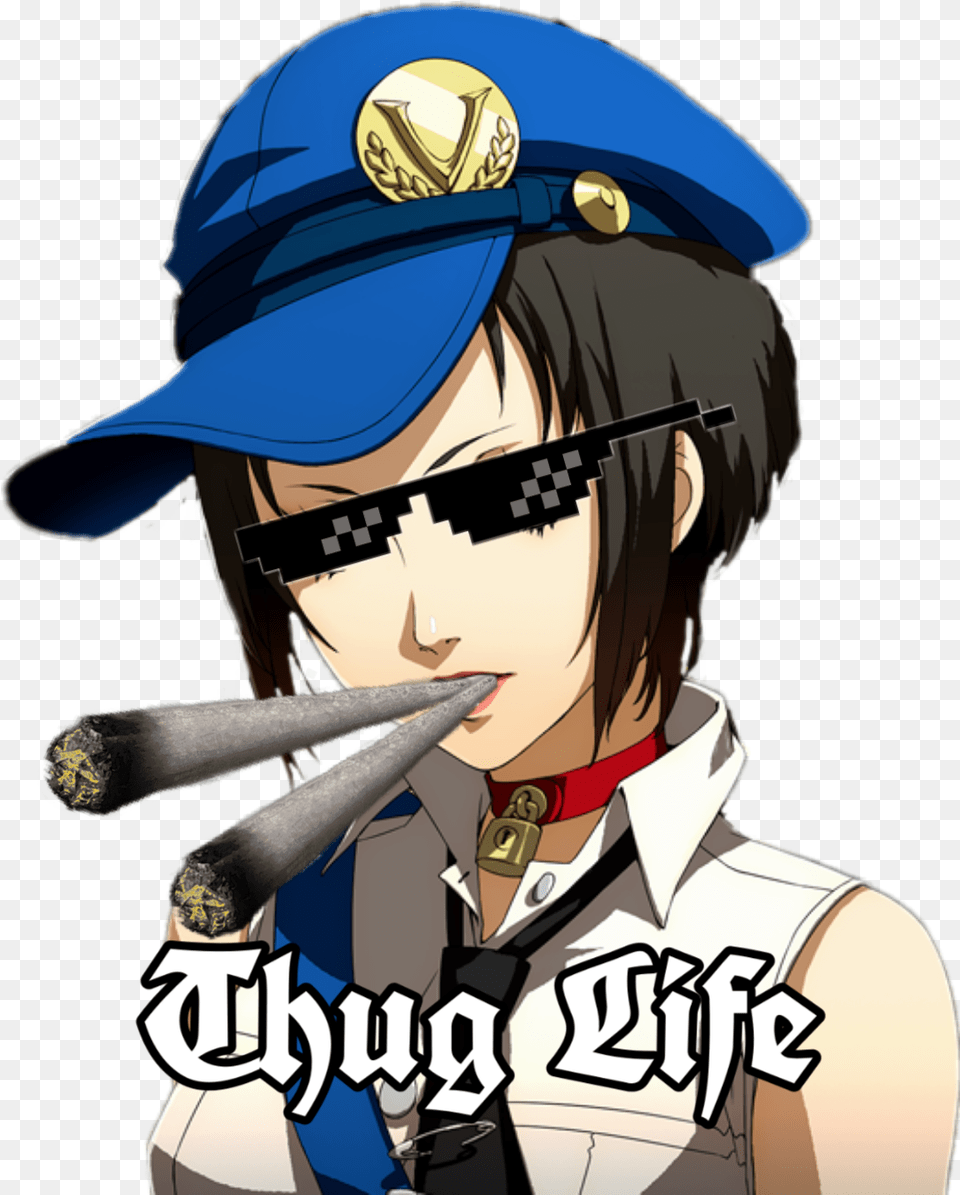 Marie From Persona 4 Golden In Thug Life Persona Tug Life, Book, Comics, Publication, Adult Png