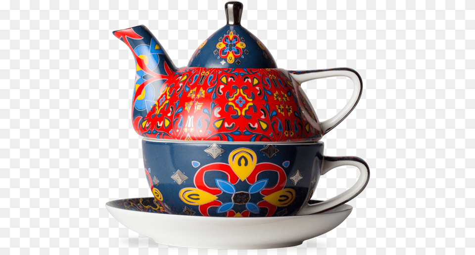 Marigold Magic Sunshine Tea For One, Cookware, Pot, Pottery, Teapot Png Image