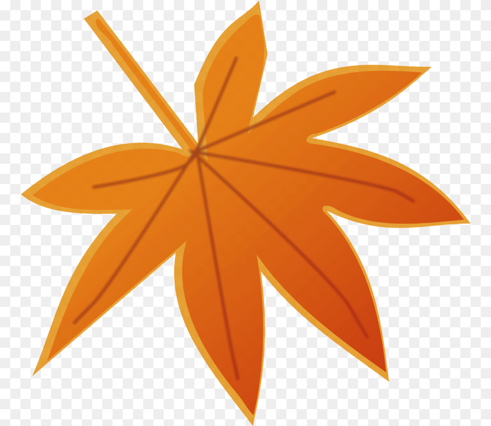 Marihuana Autumn Fall Leaf Orange Tree Foliage Leaf Clip Art, Plant, Maple Leaf, Animal, Fish Free Png Download