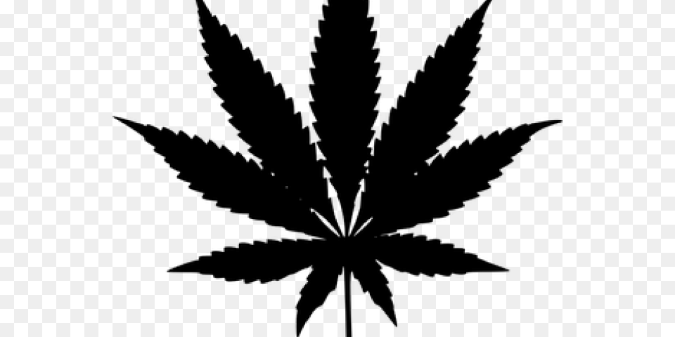 Marihuana Dibujo Marijuana Leaf Clipart, Gray Free Transparent Png