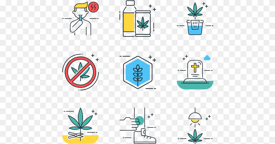 Marijuana Cannabis, Light, Scoreboard, Symbol Free Png