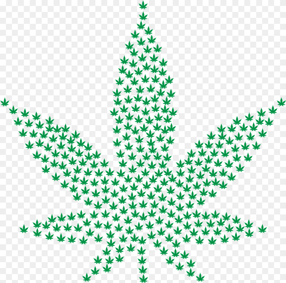 Marijuana Drugs Fractal Vector Graphic On Pixabay United States Map In Heart, Flag, Leaf, Pattern, Plant Free Png Download