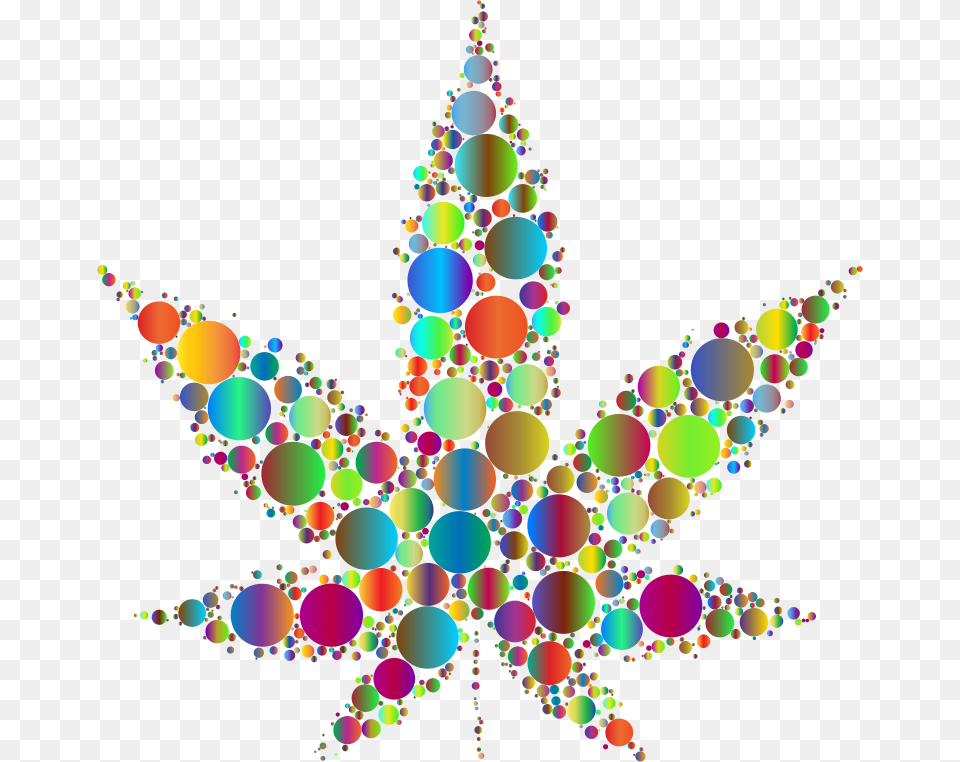 Marijuana Leaf Circles Prismatic Circle, Accessories, Pattern, Art, Fractal Png