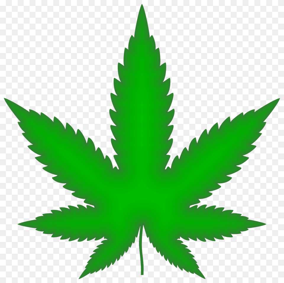 Marijuana Leaf Green Clipart, Plant, Weed Free Transparent Png