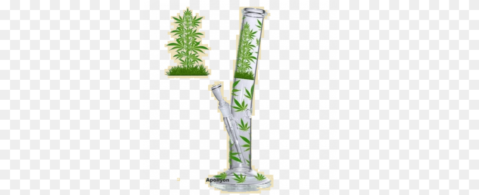 Marijuana Leaf Jhari Bong Marihuana Bong, Jar, Pottery, Vase, Smoke Pipe Free Png Download
