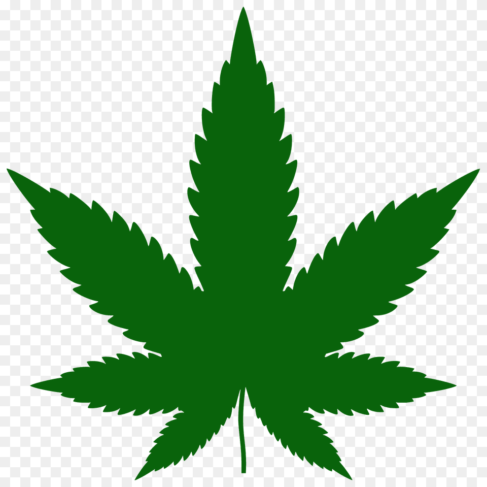 Marijuana Leaf Silhouette, Plant, Weed, Animal, Fish Free Png