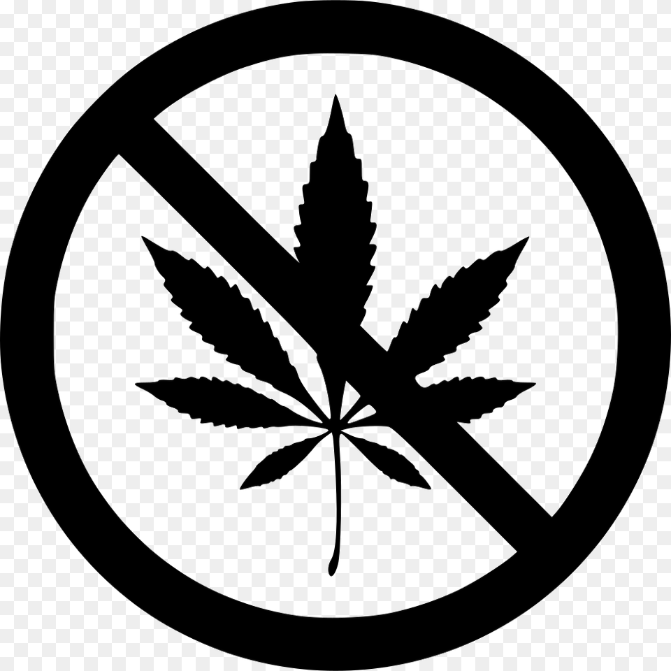 Marijuana Marijuana Leaf, Plant, Stencil, Weed Png Image