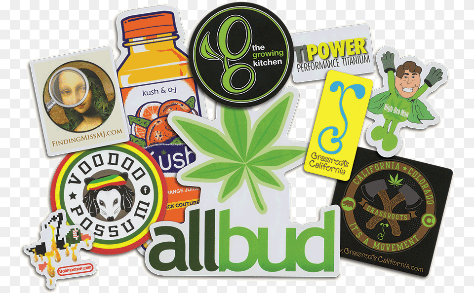 Marijuana Product Dispensary Stickers Weed Brands Stickers, Logo, Badge, Symbol, Baby Png Image