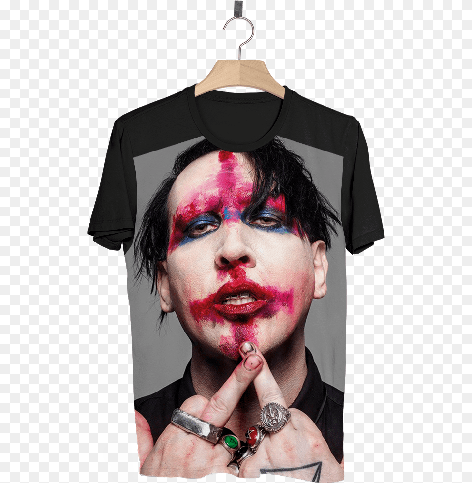Marilyn Manson Camiseta Lady Gaga Born This Way Marilyn Manson Metal Hammer, Head, Portrait, Body Part, Photography Png Image