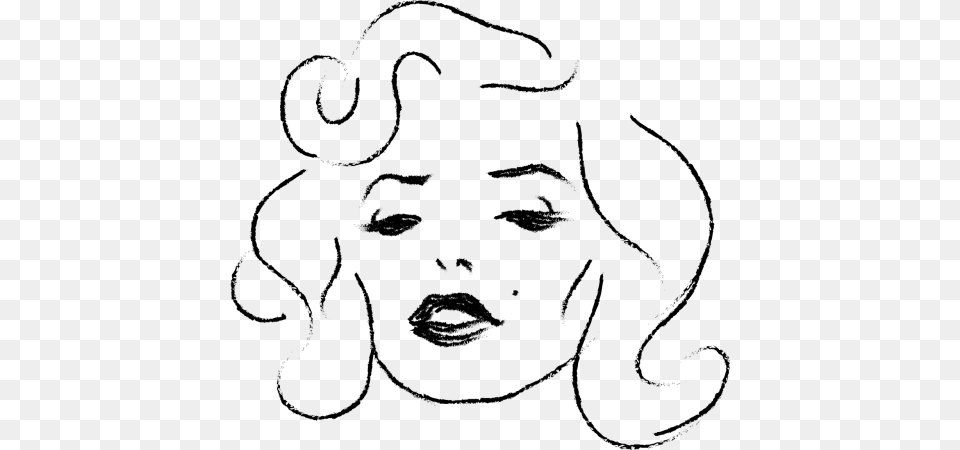 Marilyn Marilyn Monroe Clip Art, Gray Free Transparent Png