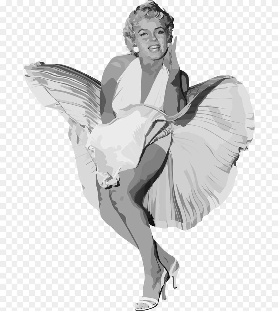 Marilyn Monroe, Dancing, Leisure Activities, Person, Adult Png Image