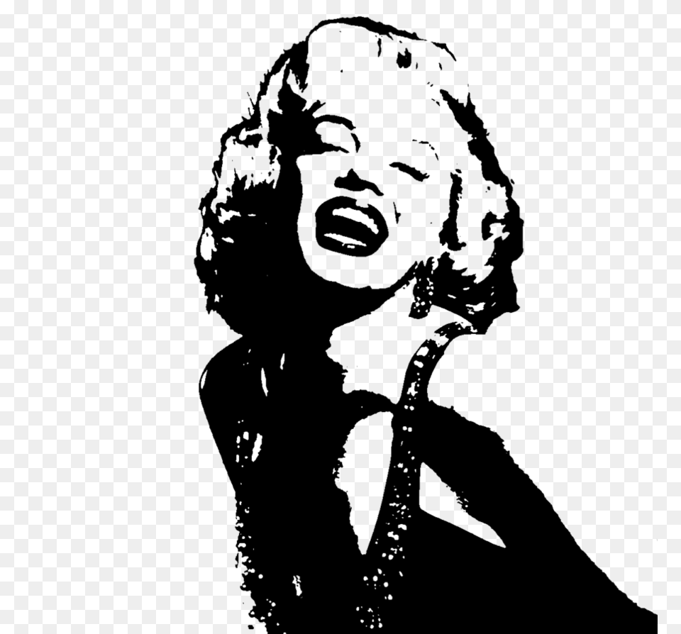 Marilyn Monroe, Silhouette, Person, Animal, Cat Free Png