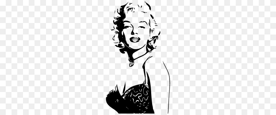 Marilyn Monroe, Gray Png Image