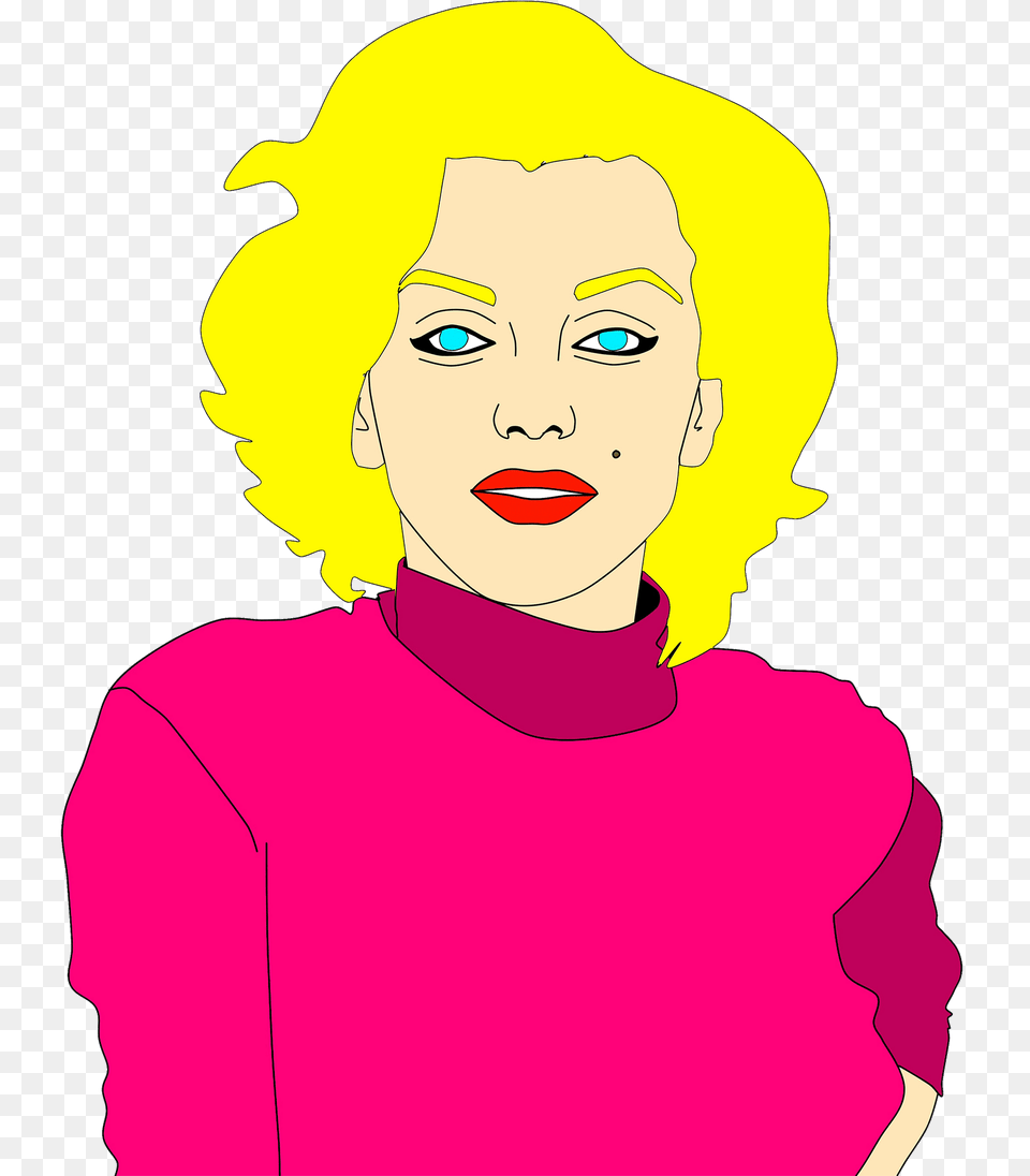 Marilyn Monroe Clipart, Portrait, Photography, Person, Head Free Png
