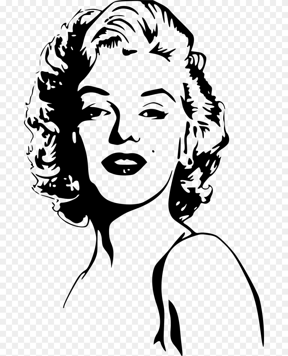Marilyn Monroe Marilyn Monroe Vector, Gray Png