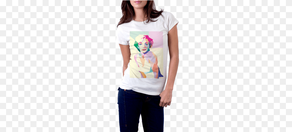 Marilyn Monroe Pop Art T Shirt Camiseta De A Culpa E Das Estrelas, Clothing, T-shirt, Adult, Female Png Image