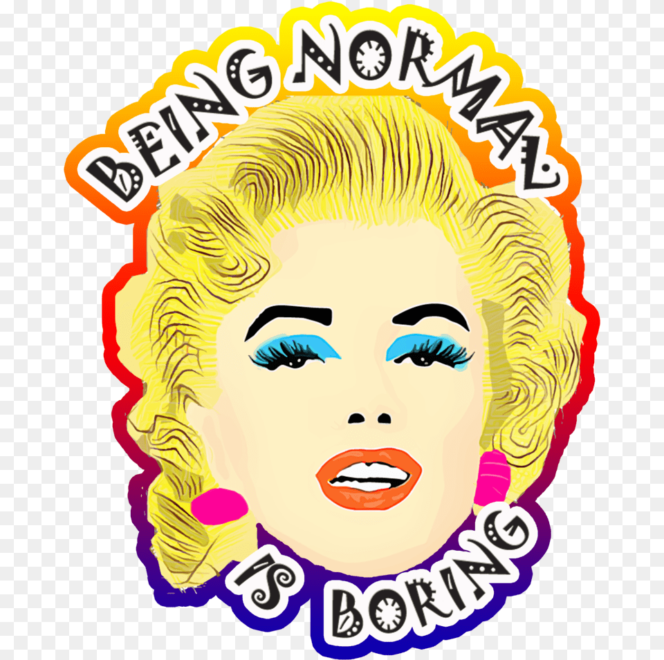 Marilyn Monroe Quote Women S Printed Tee Jokerman Font, Sticker, Poster, Person, Baby Png Image
