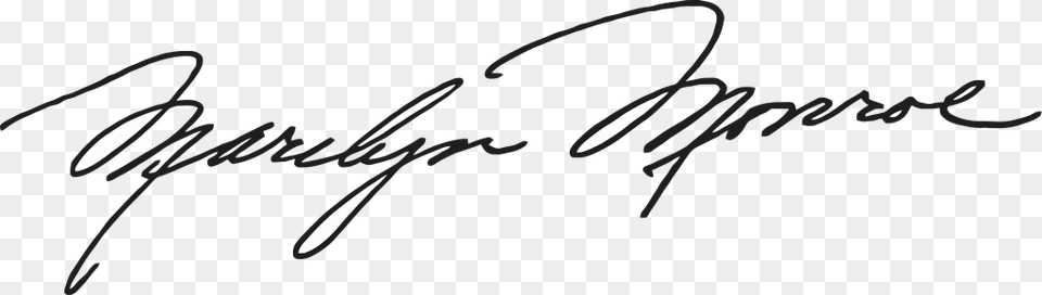 Marilyn Monroe Signature, Handwriting, Text, Blade, Dagger Free Transparent Png