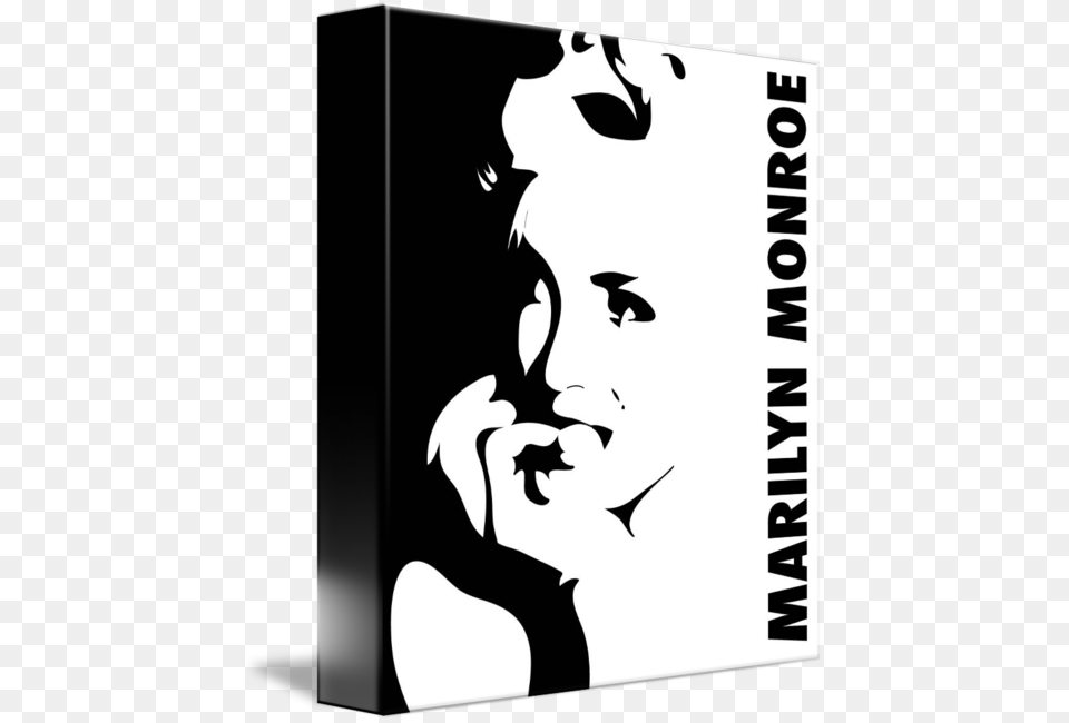 Marilyn Monroe Silhouette Final By Kevin Tillett Marilyn Monroe Wall Painting, Stencil, Book, Publication, Comics Free Png