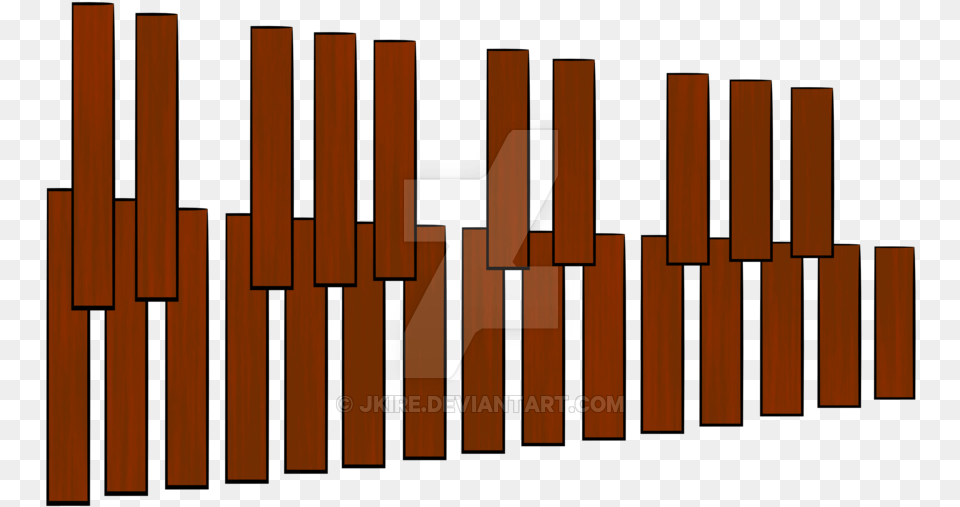 Marimba Keys By Jkire Marimba Keys, Fence, Wood, Gate Free Png