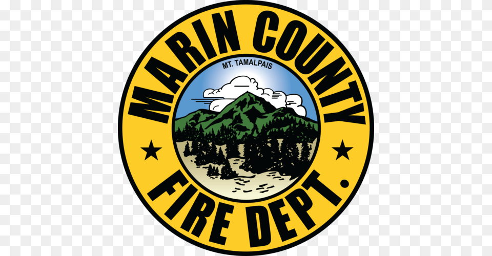 Marin County Fire, Logo, Badge, Symbol, Plant Png Image