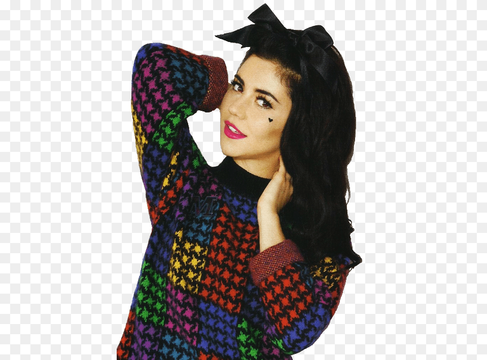 Marina And The Diamonds, Knitwear, Sweater, Clothing, Person Png Image
