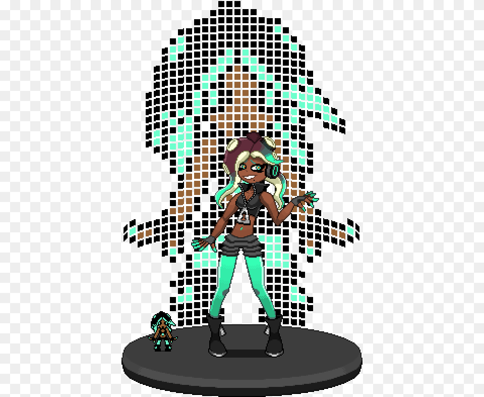 Marina From Splatoon, Person, Art, Graphics, Photography Free Png Download