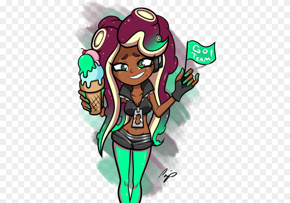 Marina On Groove Cartoon, Cream, Dessert, Food, Ice Cream Png Image