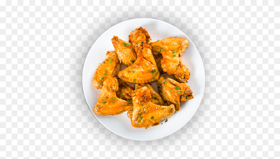 Marinated Chicken Wings, Food, Food Presentation, Plate, Meal Png Image