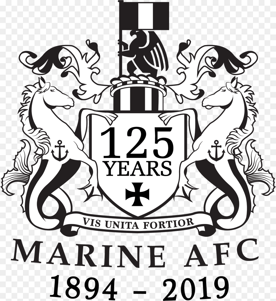 Marine 0 4 Morecambe Marine Fc, Emblem, Symbol, Logo, Stencil Png