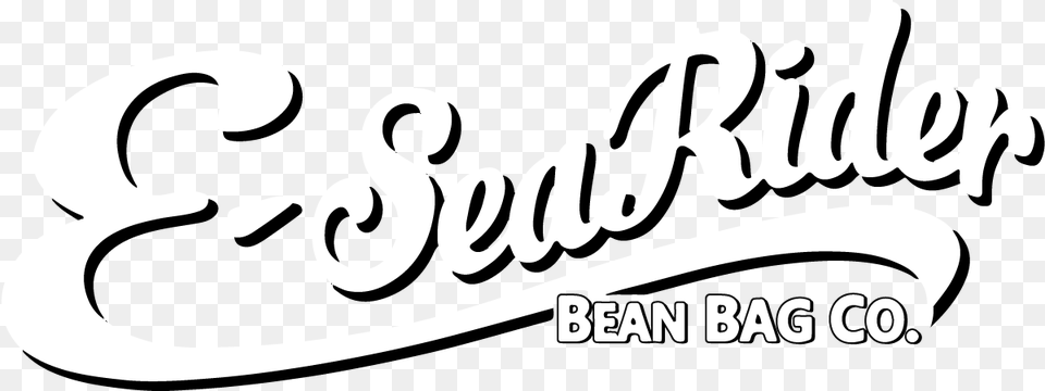 Marine Bean Bag Logo E Searider Wedge Marine Beanbag Whitebeige Small, Text, Calligraphy, Handwriting Free Png Download